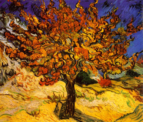 The Mulberry Tree - Vincent Van Gogh Paintings